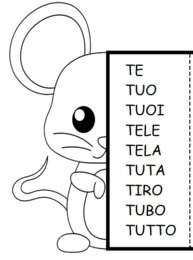 Lettera T di Topino Tobia