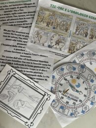 Orologio facile con storia e fumetto
