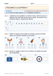 Dicembre classe prima: schede di italiano e matematica