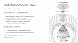 La Divina Commedia: Struttura, Cosmologia e Poetica (Slide PPTX + Verifica e Soluzioni)