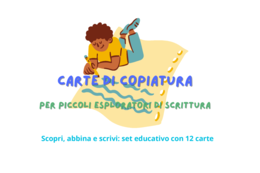 Carte di copiatura/ dettato con autocontrollo