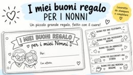 Buoni regalo festa dei nonni