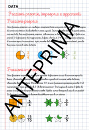 Le frazioni classe quarta/porzione di quaderno