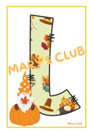 Autunno.Striscione"HELLO AUTUMN"