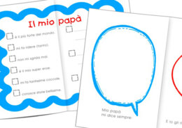 Un piccolo libro da personalizzare per la Festa del papà