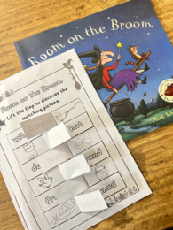 Halloween - "Room on the Broom" activity