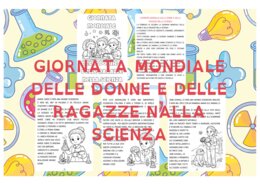 GIORNATA MONDIALE DELLE DONNE E DELLE RAGAZZE NALLA SCIENZA