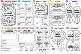 ❤️ KIT FESTA DEI NONNI – TANTE ATTIVITÀ E REGALI DA COSTRUIRE