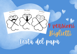 Biglietti Festa del papà