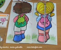 Back to school scolari con zainetto