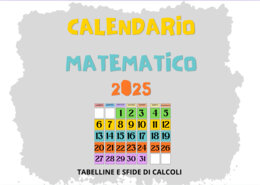 Calendario 2025 / calcoli e tabelline