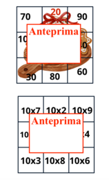 11 Puzzle delle tabelline di Natale- materiale concreto per la scoperta, la costruzione e il rinforzo