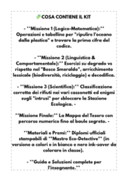 Escape Room cartacea: Missione pianeta pulito – Giornata della Terra e Educazione Civica (Classi 2ª, 3ª, 4ª Primaria)