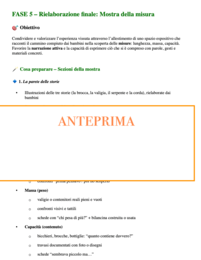 Scoprire la misura con le mani; travasi, pesi e misure-un percorso Montessori per iniziare la scuola con stupore