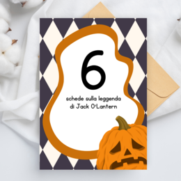 Schede didattiche sulla leggenda di Jack O'Lantern