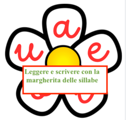 La margherita delle sillabe per l'apprendimento della lettoscrittura