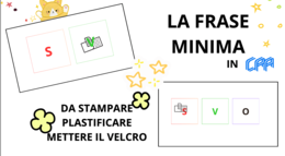 LA FRASE MINIMA IN CAA