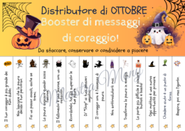 Distributore di messaggi di coraggio Ottobre