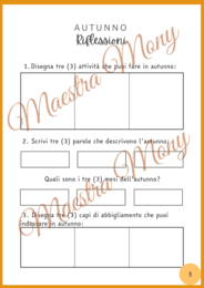 Benvenuto autunno scuola primaria (classe 2-3)
