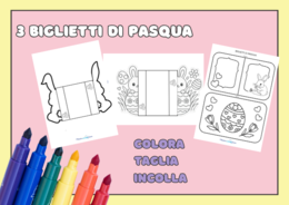 3 Biglietti di Pasqua