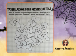 Tassellazione di Halloween con i Mostriciattoli