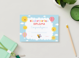 Diploma di Fine Anno Scolastico | Scuola dell'Infanzia