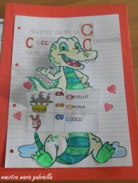 Suoni duri di C in Coccodrillo Corradino interattivo