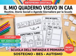 Quaderno Visivo CAA per la Scuola