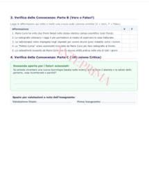 Marie Curie e le sue Scoperte | Kit Didattico + Schede Attività e Verifica (Classi 4ª e 5ª
