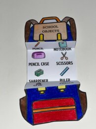 🎒Zaino scuola in inglese – School Objects Activity