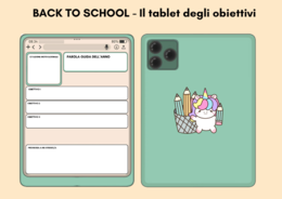 BACK to SCHOOL - IL TABLET degli OBIETTIVI