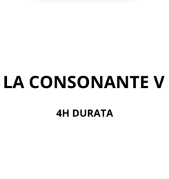 CONSONANTE V