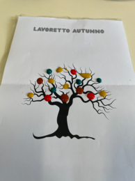 Albero autunno da dipingere