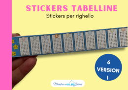 Stickers per Tabelline