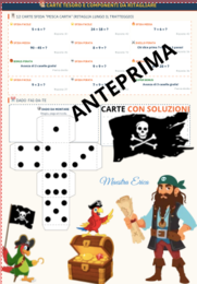 LA GRANDE CACCIA  AI   NUMERI | Gioco da Tavolo di Matematica (40 Caselle) | PDF Stampabile con Carte, Dado e Pedine 3D