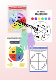 Il Kit delle emozioni - ruote interattive, termometro dell'umore e schede per la Scuola dell'Infanzia e la classe 1° della scuola primaria