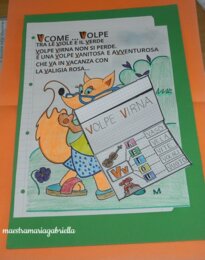 Lettera V di Volpe Virna in Vacanza