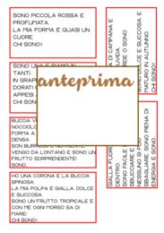 Un frutto al giorno-un kit per iniziare con gusto e proseguire con stupore-italiano classe prima