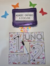 NUMERI PER IMPARARE - SEGUI IL TRATTEGGIO E SCRIVI IL NUMERO - MAETSRA ALICE