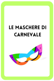 La nomenclatura delle maschere di Carnevale