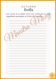 Benvenuto autunno scuola primaria (classe 2-3)