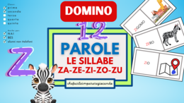 SILLABE ZA ZE ZI ZO ZU - DOMINO