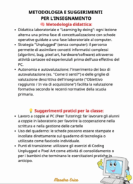 INFORMATICA & CODING FACILE - 6 Lezioni pronte con schede, laboratori al PC, soluzioni e griglie (Classi 3ª e 4ª)