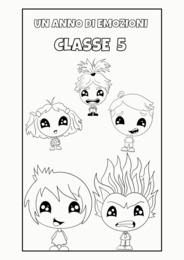 POSTER PORTA da colorare CLASSE 5