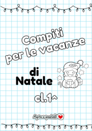 Compiti per le vacanze di Natale cl. 1