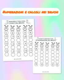 Numerazioni e calcoli nei bruchi
