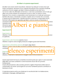 Alberi e ambiente: 4 esperimenti per incuriosire e comprendere-Giornata degli alberi-per tutte le classi
