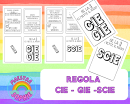 LIBRETTI CON LE REGOLE DI CIE-GIE-SCIE