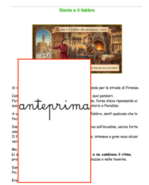 Dante e il fabbro che storpiava i versi-un percorso tra storia e narrazione con attività per il Dantedì
