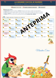 LA GRANDE CACCIA  AI   NUMERI | Gioco da Tavolo di Matematica (40 Caselle) | PDF Stampabile con Carte, Dado e Pedine 3D